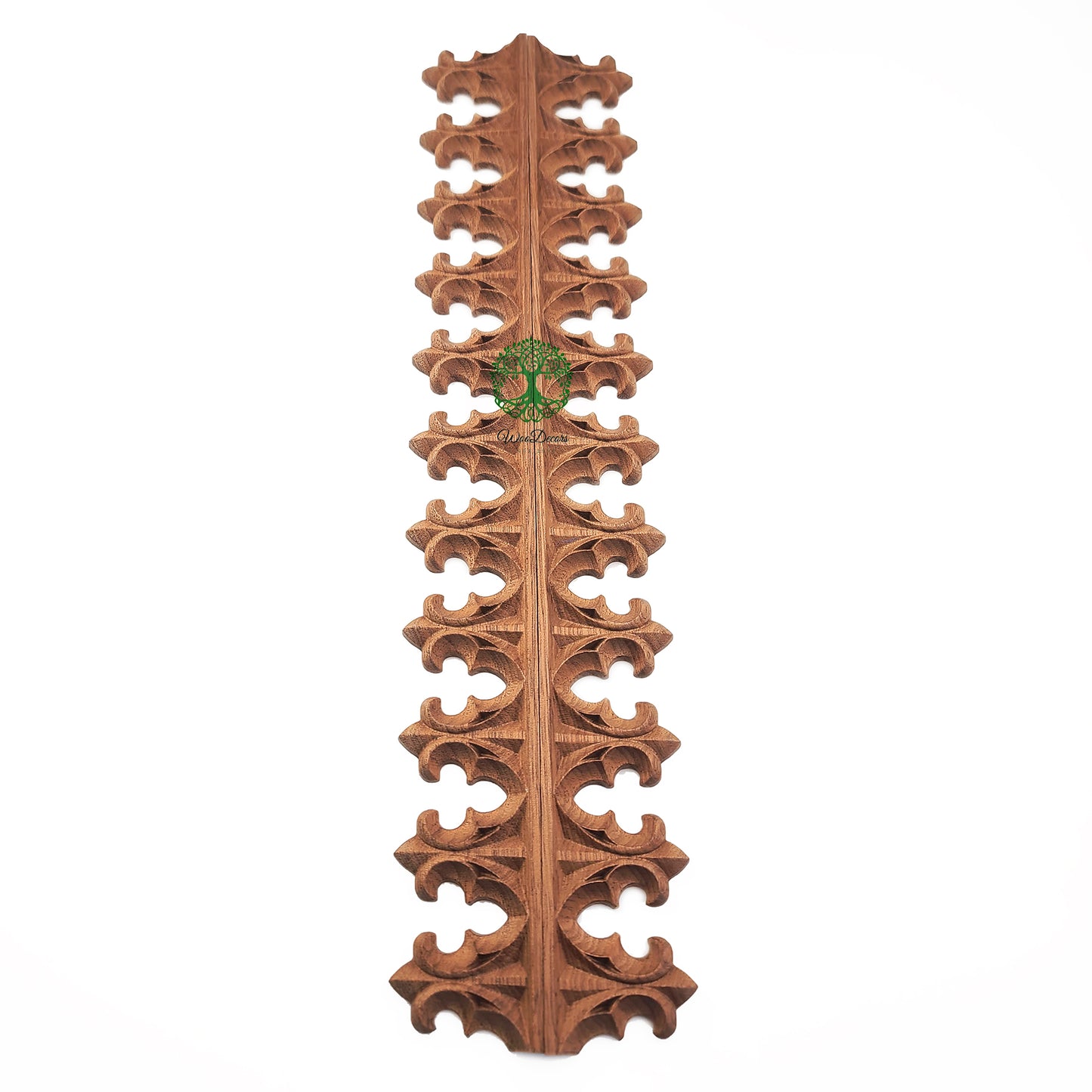 PAIR of Wood Carved Gothic Trims, Furniture Accent, Available from 2" to 5" High, Unfinished