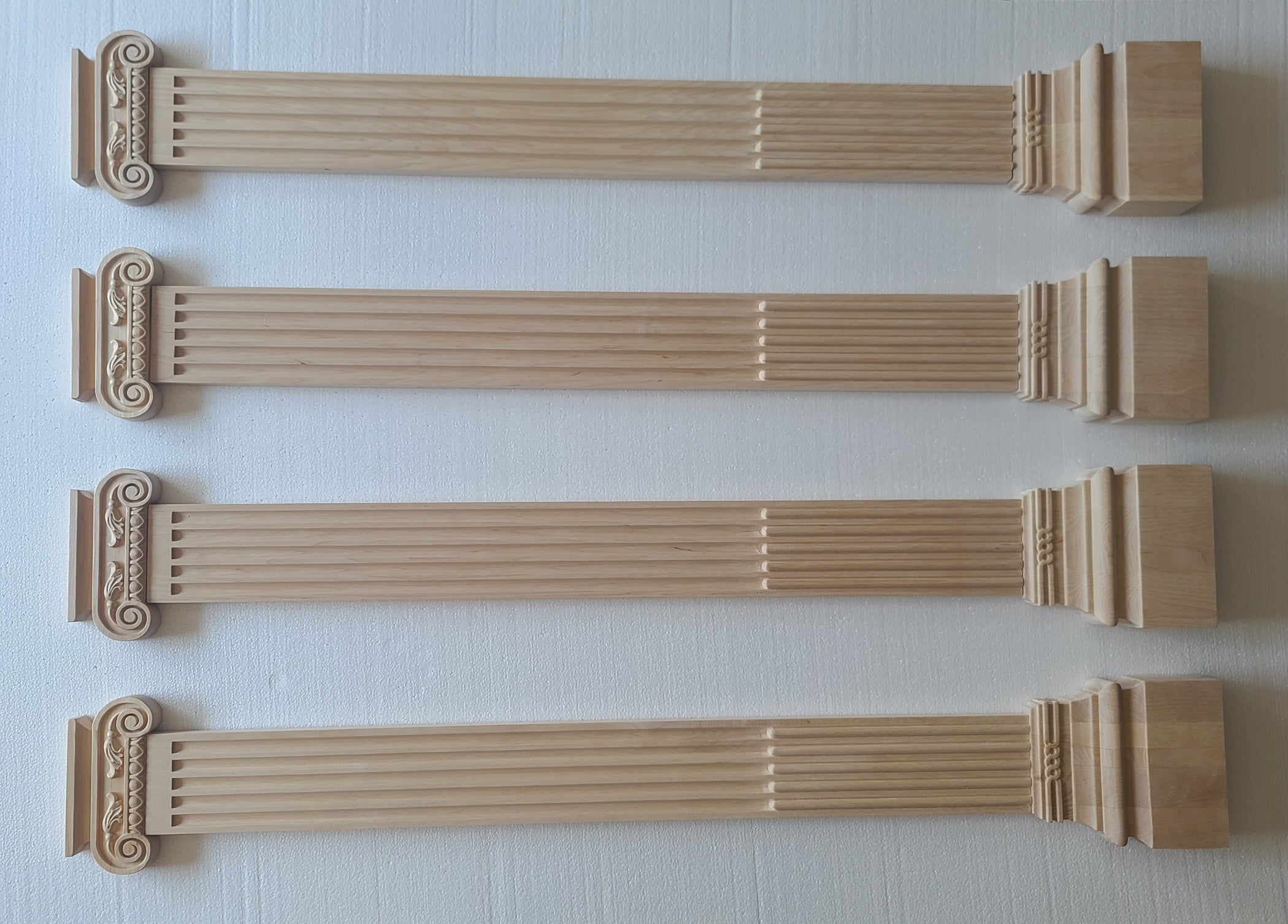 CUSTOM260807 8 Sets of Pilasters in Birchwood- 50% BALANCE PAYMENT