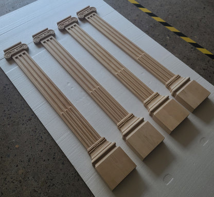 CUSTOM260807 8 Sets of Pilasters in Birchwood- 50% BALANCE PAYMENT