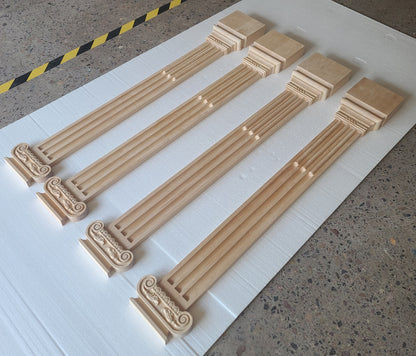 CUSTOM260807 8 Sets of Pilasters in Birchwood- 50% BALANCE PAYMENT