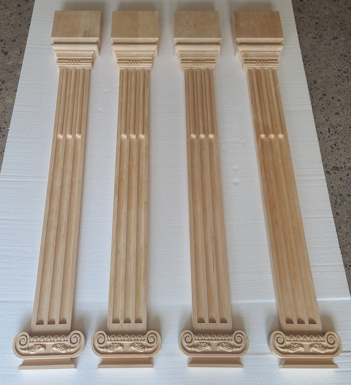 CUSTOM260807 8 Sets of Pilasters in Birchwood- 50% BALANCE PAYMENT