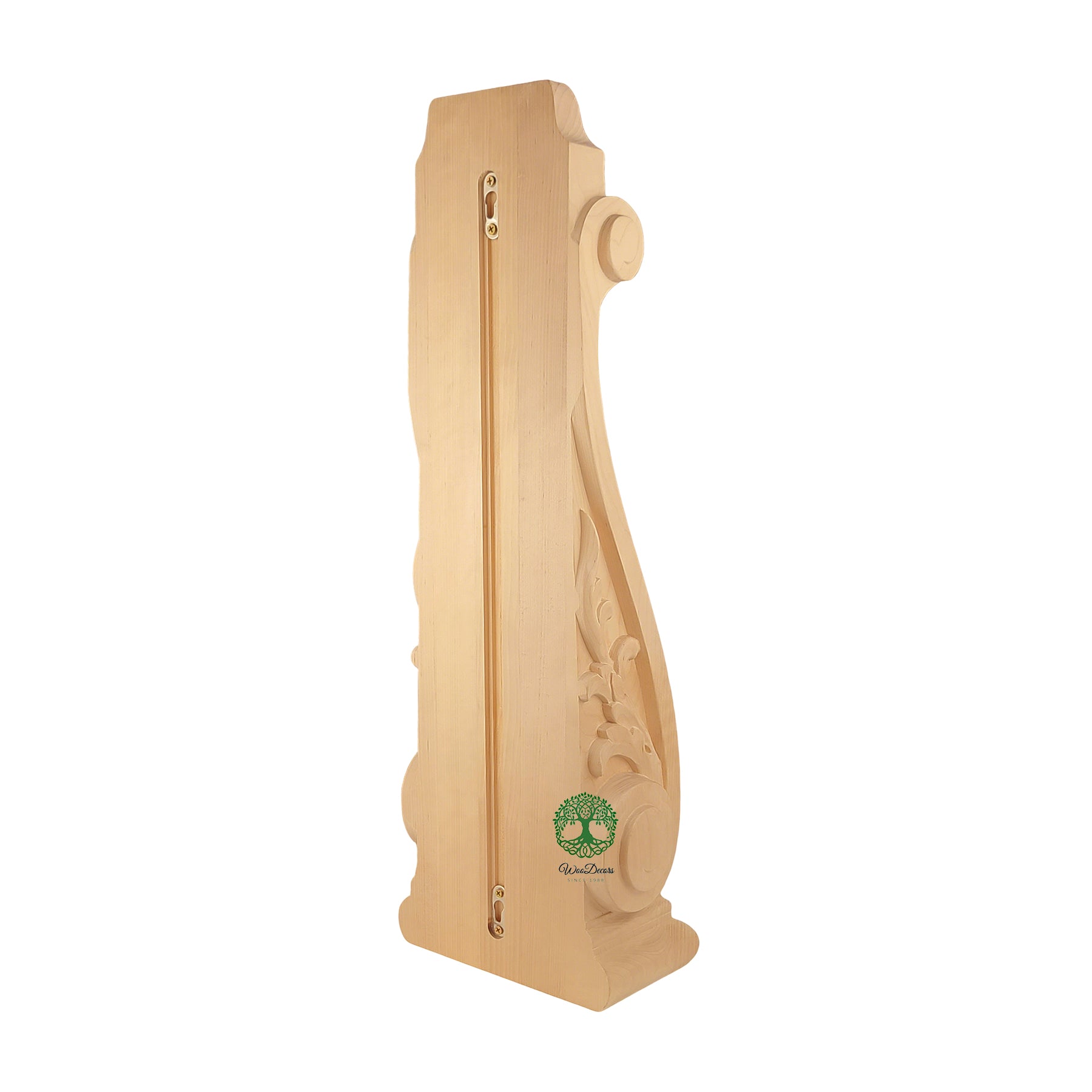 PAIR of Classic Acanthus Leaf Carved Wood Corbels, Available from 6-1/4