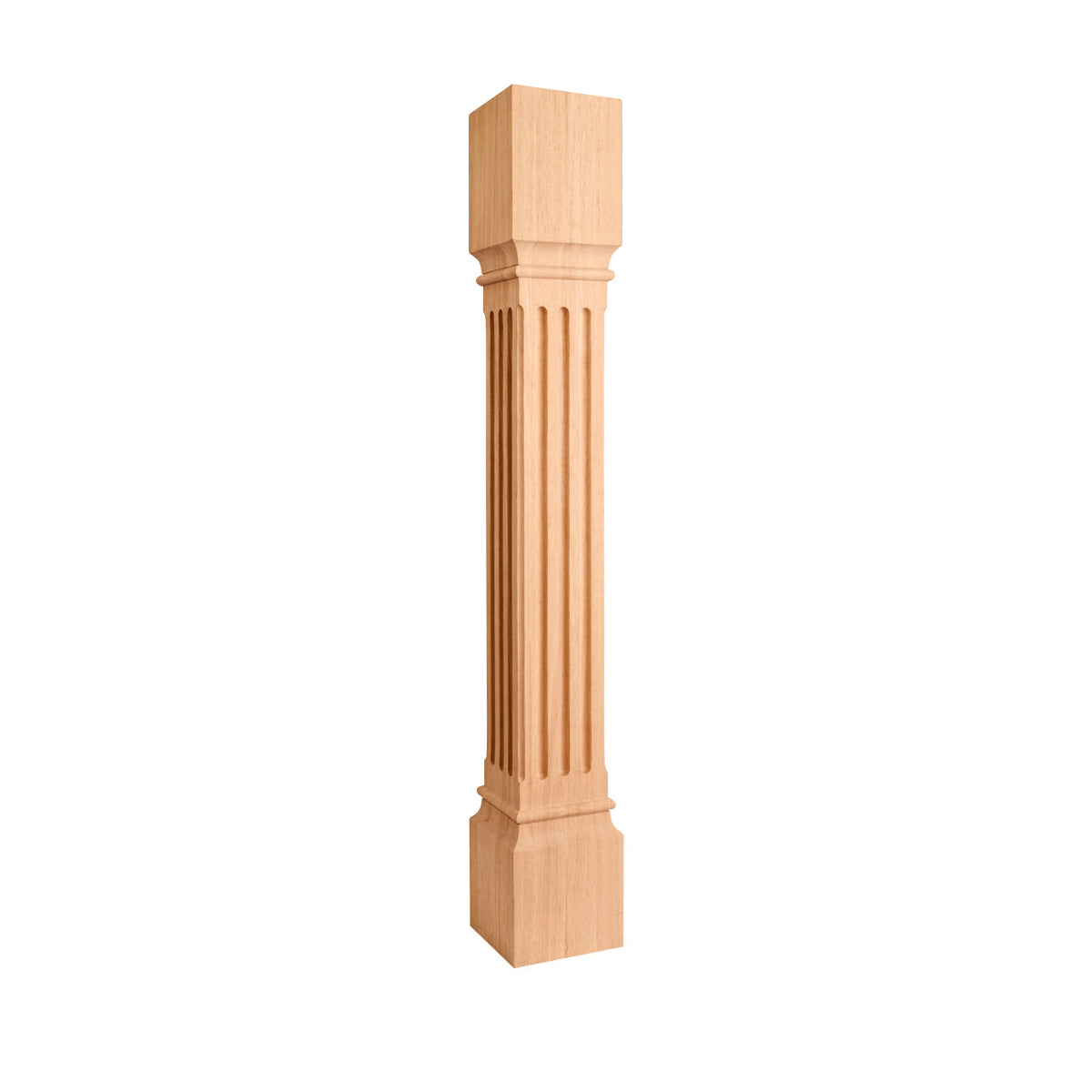 Corner Fluted Posts PAIR of CLM-17 Fluted Square 35-1/2