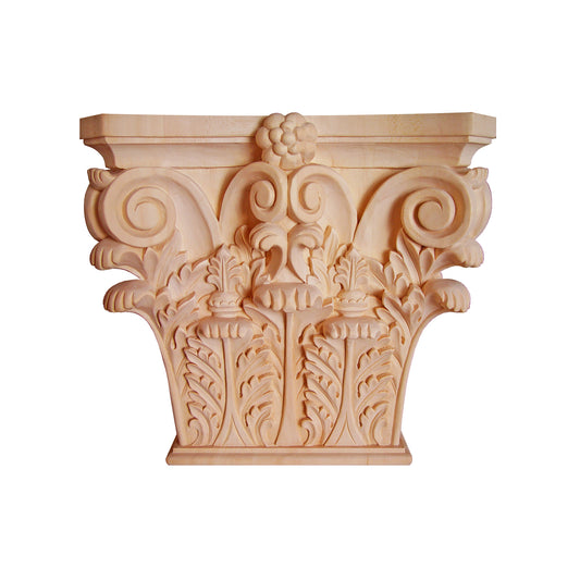 PAIR of Corinthian Pilaster Capital for 4-1/8" & 3-5/8"Wide Columns & Mouldings